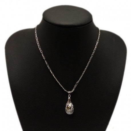 Řetízek s přívěškem Kapka Crystal Cal
