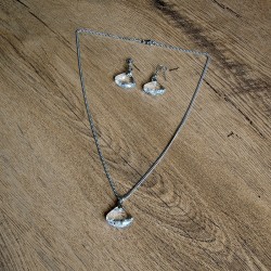 Souprava Swarovski Mušle